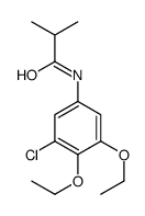 N-(3-chloro-4,5-diethoxyphenyl)-2-methylpropanamide Structure