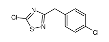 5-chloro-3-[(4-chlorophenyl)methyl]-1,2,4-thiadiazole图片