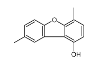 4,8-dimethyldibenzofuran-1-ol结构式
