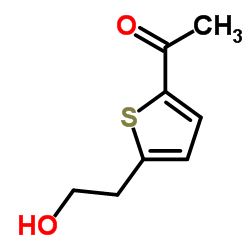 1-[5-(2-Hydroxyethyl)-2-thienyl]ethanone Structure