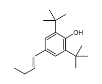 4-but-1-enyl-2,6-ditert-butylphenol结构式