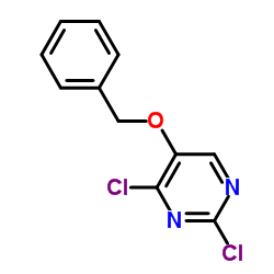 5-(Benzyloxy)-2,4-dichloropyrimidine structure