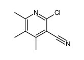 2-chloro-4,5,6-trimethylnicotinonitrile structure