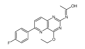 N-[4-ethoxy-6-(4-fluorophenyl)pyrido[3,2-d]pyrimidin-2-yl]acetamide结构式