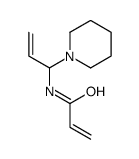 N-(1-piperidin-1-ylprop-2-enyl)prop-2-enamide结构式