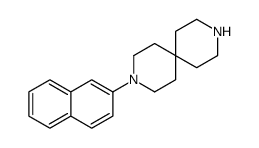 3-naphthalen-2-yl-3,9-diazaspiro[5.5]undecane Structure