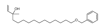 3-methyl-15-phenylmethoxypentadec-1-en-3-ol结构式