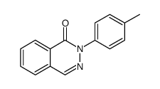 1(2H)-Phthalazinone, 2-(4-methylphenyl) Structure