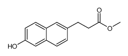 methyl 3-(6-hydroxynaphthalen-2-yl)propanoate Structure