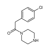 Ethanone, 2-(4-chlorophenyl)-1-(1-piperazinyl) Structure