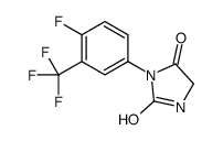 3-[4-fluoro-3-(trifluoromethyl)phenyl]imidazolidine-2,4-dione结构式