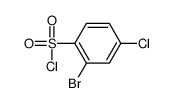 2-bromo-4-chlorobenzenesulfonyl chloride结构式