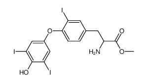 3,3',5'-Trijod-DL-thyronin-methylester Structure