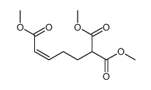 trimethyl pent-4-ene-1,1,5-tricarboxylate结构式