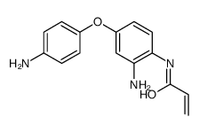 N-[2-amino-4-(4-aminophenoxy)phenyl]prop-2-enamide结构式