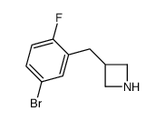 3-[(5-bromo-2-fluorophenyl)methyl]azetidine Structure