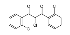 2-chloro-1,3-bis(2-chlorophenyl)propane-1,3-dione Structure