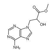 Methyl (RS)-3-(Adenin-9-yl)-2-hydroxypropanoate Structure