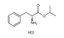 L-Phenylalanine, 1-methylethyl ester, hydrochloride Structure