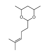 4,6-dimethyl-2-(4-methylpent-3-enyl)-1,3-dioxane结构式