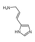 (E)-3-(1H-imidazol-5-yl)prop-2-en-1-amine结构式