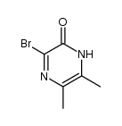 3-bromo-5,6-dimethyl-2(1H)-Pyrazinone结构式