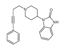 1-[1-(4-Phenyl-3-butynyl)-4-piperidinyl]-1H-benzimidazol-2(3H)-one结构式