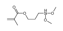 3-dimethoxysilylpropyl 2-methylprop-2-enoate结构式