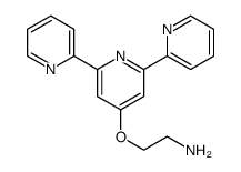 2-(2,6-dipyridin-2-ylpyridin-4-yl)oxyethanamine结构式