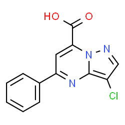 3-Chloro-5-phenylpyrazolo[1,5-a]pyrimidine-7-carboxylic acid picture