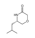 (5S)-5-Methylpropyl-3-Morpholinone结构式