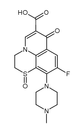 rufloxacin-1-oxide Structure