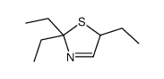 2,2,5-triethyl-5H-1,3-thiazole Structure