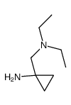 1-(diethylaminomethyl)cyclopropan-1-amine Structure