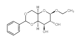 乙基-4,6-O-亚苄基-bD-吡喃半乳糖苷结构式