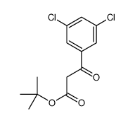 tert-butyl 3-(3,5-dichlorophenyl)-3-oxopropanoate Structure