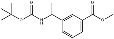 3-(1-((叔丁氧基羰基)氨基)乙基)苯甲酸甲酯图片