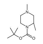 1-Piperazinecarboxylic acid, 2,4-dimethyl-, 1,1-dimethylethyl ester, (2R)- structure