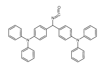 4,4'-(isocyanatomethylene)bis(N,N-diphenylaniline) Structure