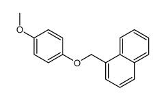 1-[(4-methoxyphenoxy)methyl]naphthalene结构式