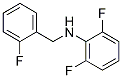 2,6-二氟-N-(2-氟苄基)苯胺结构式