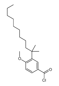 4-methoxy-3-(2-methylundecan-2-yl)benzoyl chloride结构式