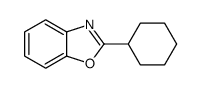 2-cyclohexyl-1,3-benzoxazole结构式
