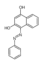 1-phenylazonaphthalene-2,4-diol结构式