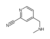 4-(methylaminomethyl)pyridine-2-carbonitrile Structure