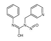 1-nitroso-3-phenyl-1-(pyridin-3-ylmethyl)urea结构式