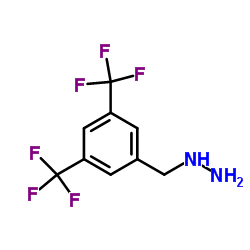 3,5-DITRIFLUOROMETHYL-BENZYL-HYDRAZINE structure