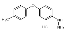 4-(4-Methylphenoxy)phenylhydrazine hydrochloride structure