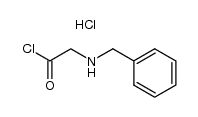 N-benzyl-glycyl chloride , hydrochloride Structure