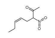 (Z)-3-Nitrooct-5-en-2-one Structure